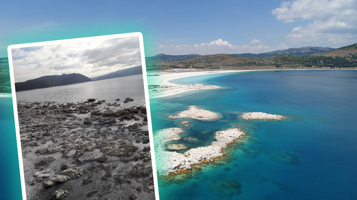 Salda Gölü kumsalındaki kararma yayılıyor