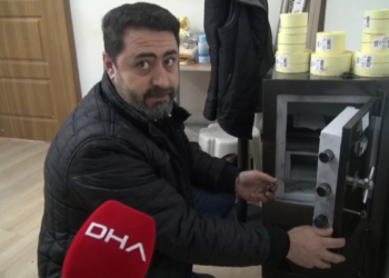 Çelik kasadaki ziynet eşyaları çalındı