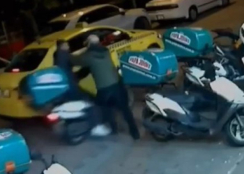 Motosiklet çalmak isteyen şüpheliyi esnaf engelledi