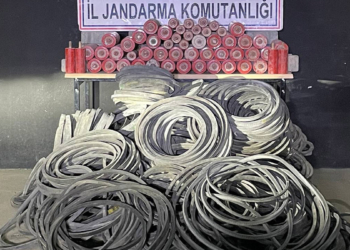 Taş ocağından konveyör rulosu ve makine kayışı hırsızlığı
