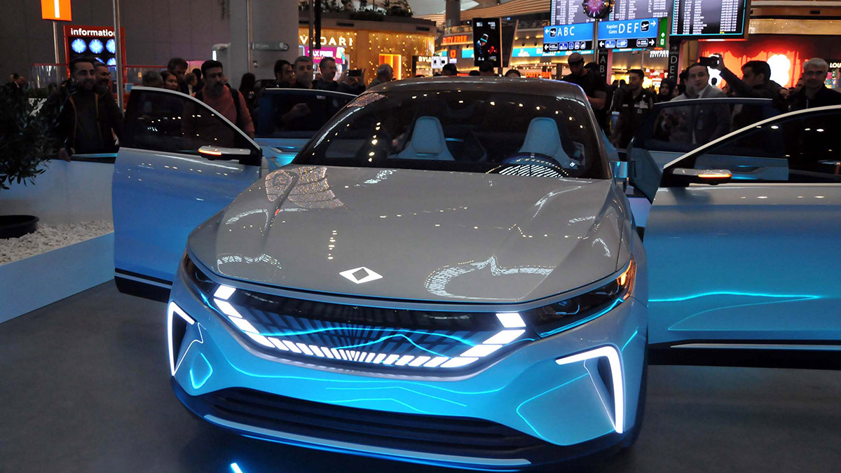 TOGG İstanbul Havalimanı'nda görücüye çıktı