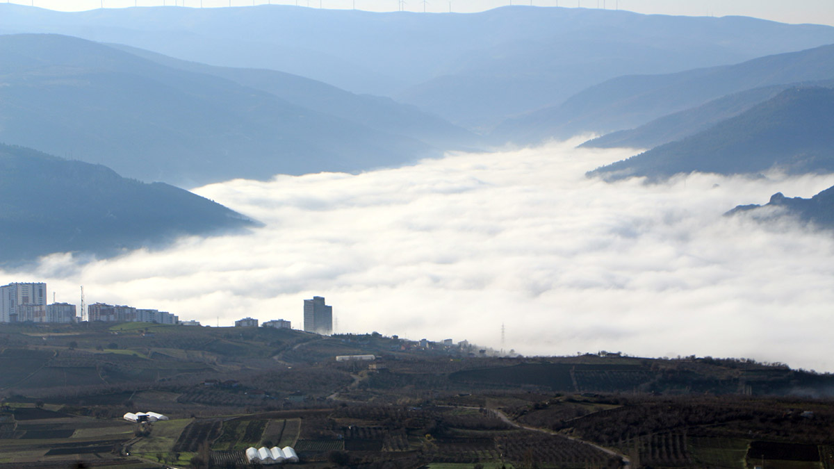 Tokat'ta sis etkili oldu