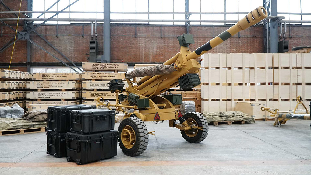 Obüs sistemi Boran terör hedeflerini vuracak