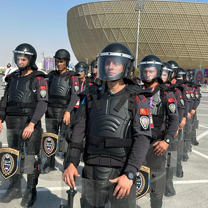 Dünya kupası final maçında türk polisi görev aldı