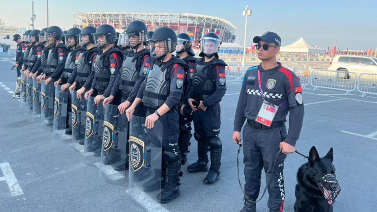 Dünya Kupası final maçında Türk Polisi görev aldı