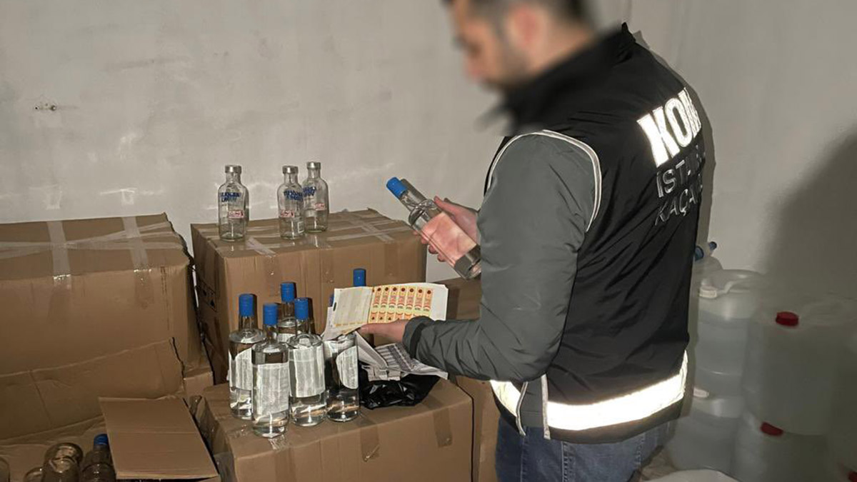 2022'de ele geçirilen sahte içki miktarı açıklandı