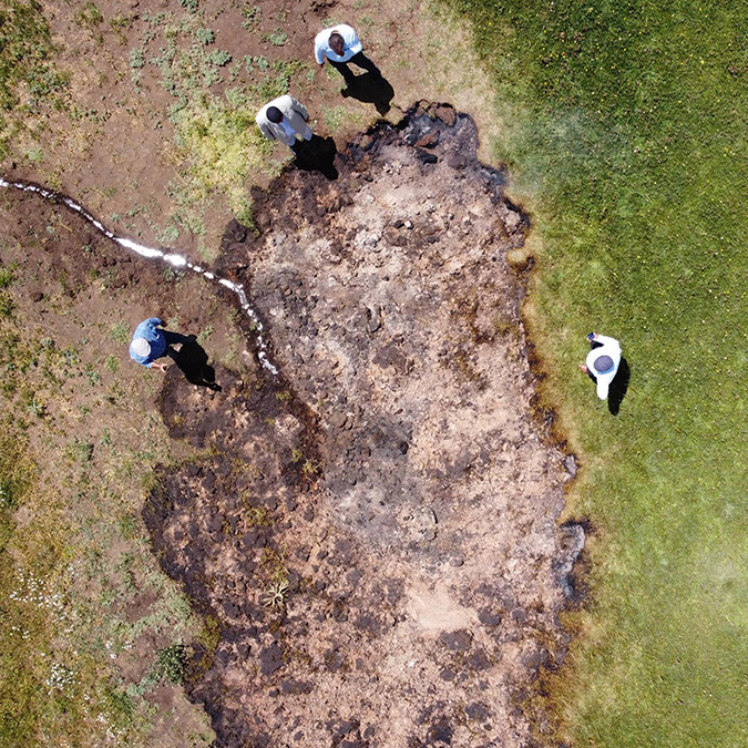 Yanan turba topraklarının iklim geçmişi araştırılacak