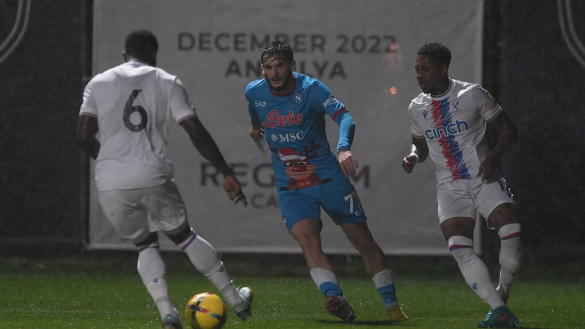 Napoli-Crystal Palace; 3-1