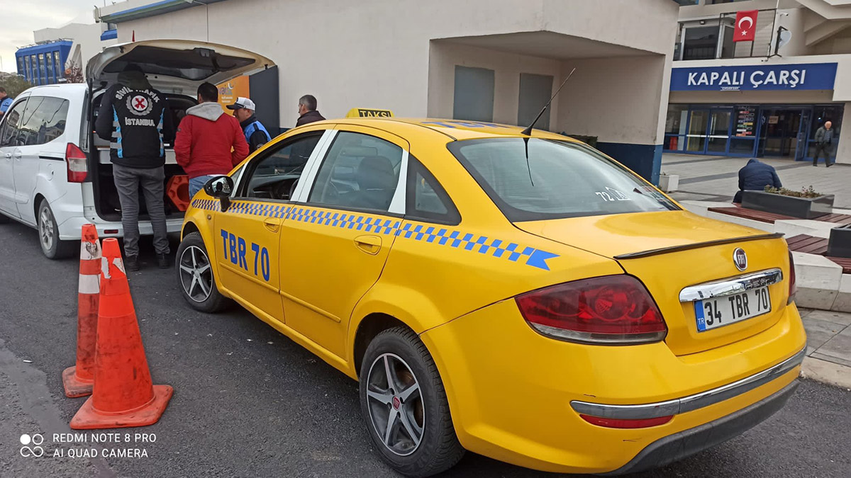 Yolcu seçtiği belirlenen taksi sürücüsüne ceza