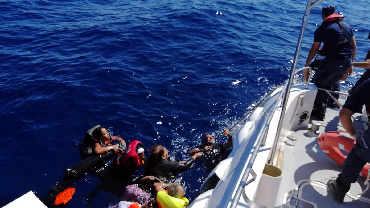 11 ayda geri itilen 19 bin 636 göçmen kurtarıldı