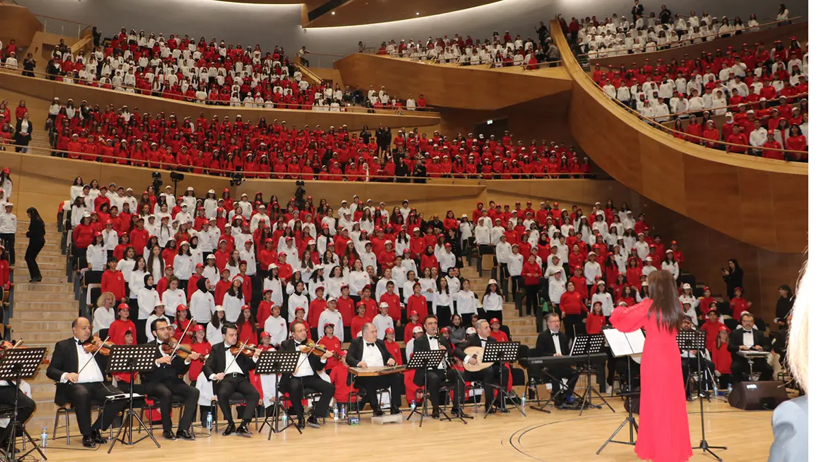 2023 çocukla 'türkiye yüzyılı' konseri