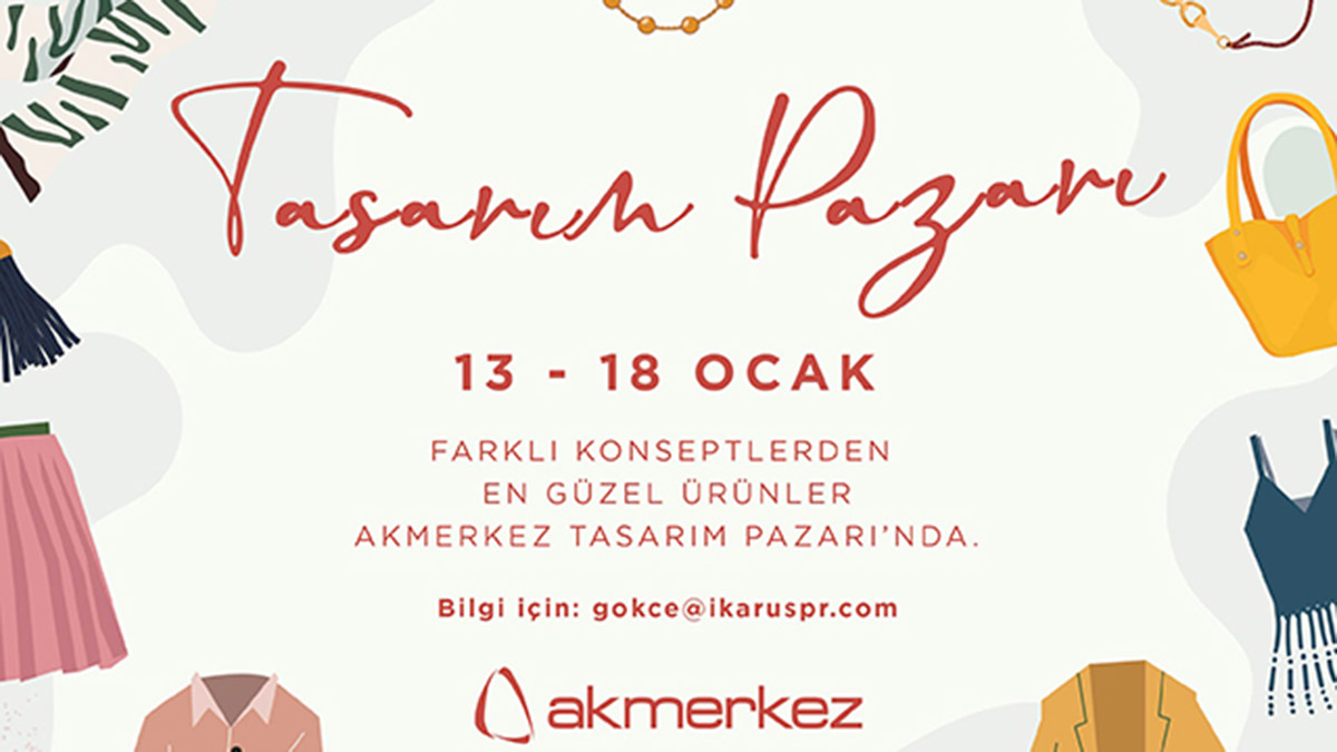 Akmerkez Tasarım Pazarı kapılarını açtı 