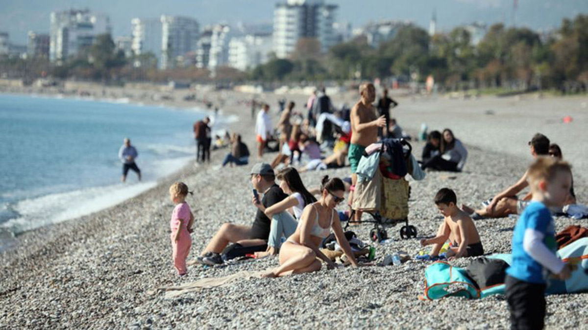 Antalya'da aralık ayı sıcaklık rekoru kırıldı