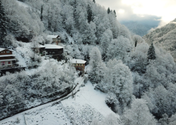 Artvin'de kardan 8 köy yolu kapandı