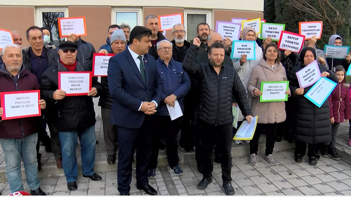 Avcılar'da site aidatına fahiş zam iddiası 