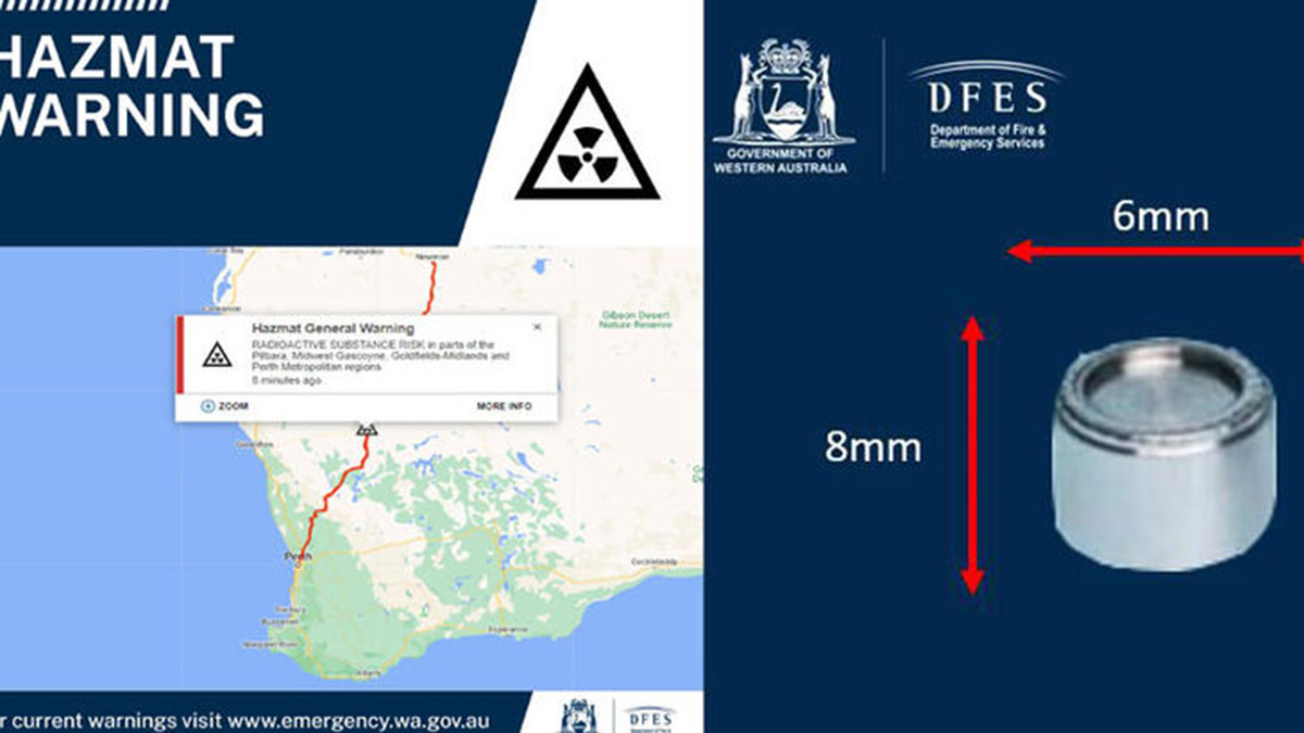 Avustralya’da radyoaktif madde paniği