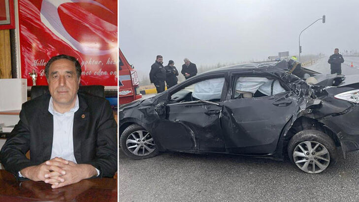 Belediye başkanının makam aracı kaza yaptı: 4 yaralı