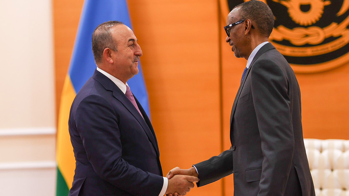 Çavuşoğlu, Ruanda Devlet Başkanı ile görüştü