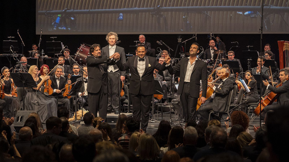 Dünyaca ünlü üç tenor aynı sahnede buluştu 