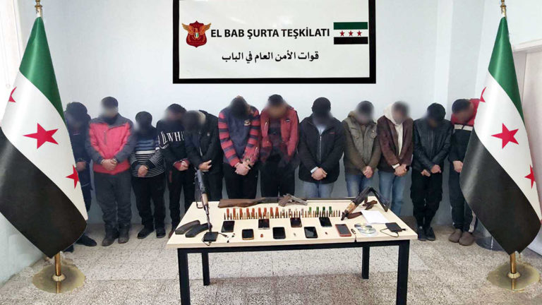 El Bab’da DEAŞ operasyonunda 15 tutuklama