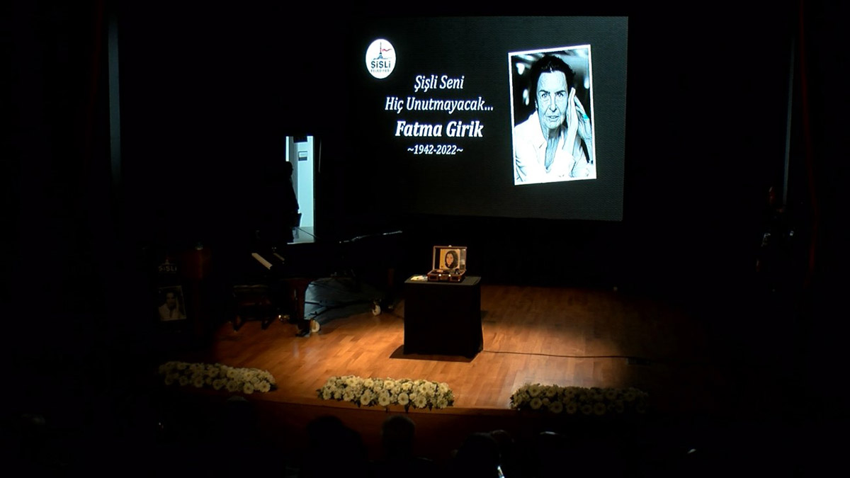 Fatma Girik ölüm yıl dönümünde Şişli'de anıldı