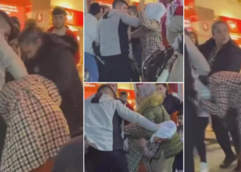 Gaziosmanpaşa'da kavga eden kadınlar kamerada