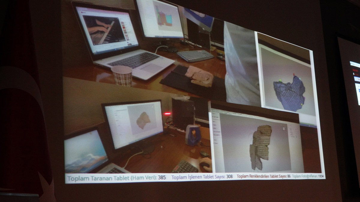 Hitit çivi yazılı tabletler dijital ortama aktarılıyor