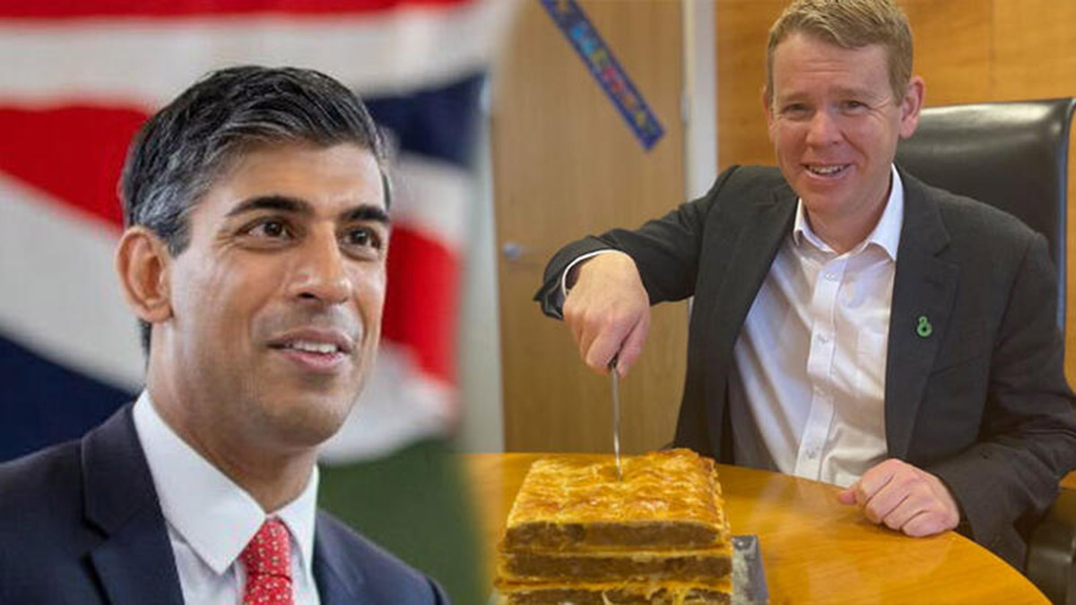 İngiltere ve Yeni Zelanda Başbakanlarından esprili paylaşım