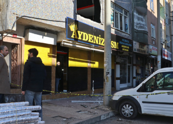 İş yerinde gaz sıkışması nedeniyle patlama