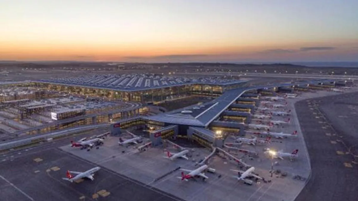 İstanbul havalimanı 2022'de avrupa'nın zirvesinde
