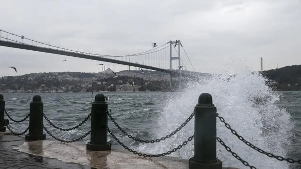 İstanbul'a lodos uyarısı yapıldı 