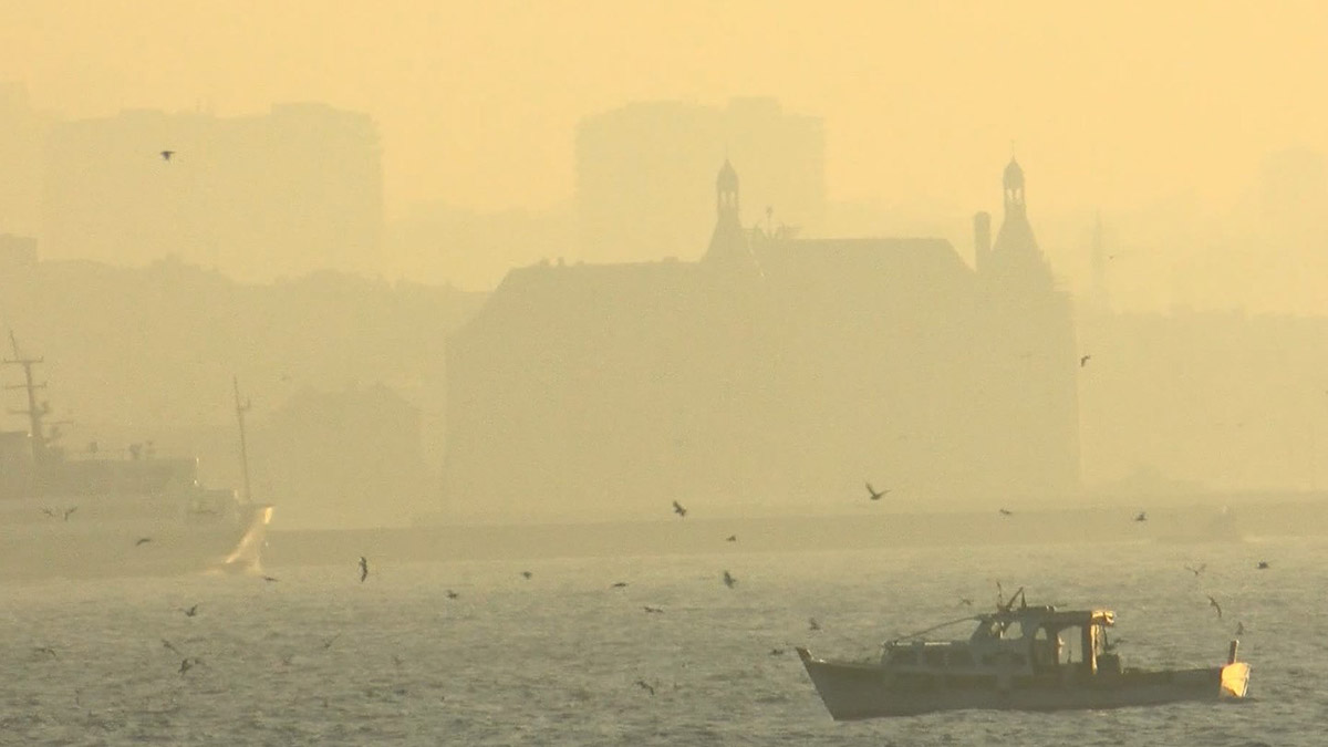 İstanbul'da sis manzaraları