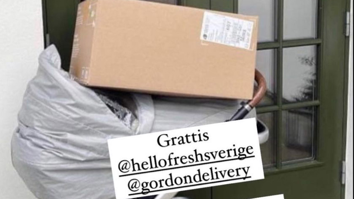 Kurye bebeğin üzerine 10 kiloluk koli bırakıldı