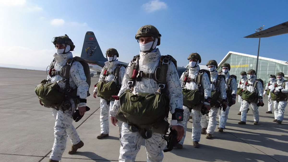 MSB, kış tatbikatının görüntülerini paylaştı