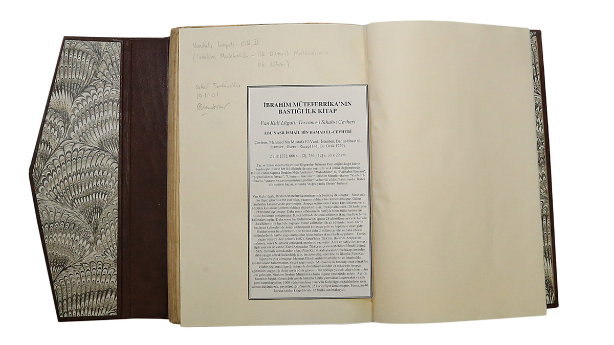 Osmanlı'da basılan ilk kitap sergiye çıktı