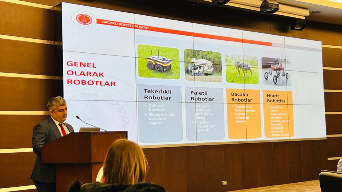 SSB'den 'Bacaklı Robot Çalıştayı'