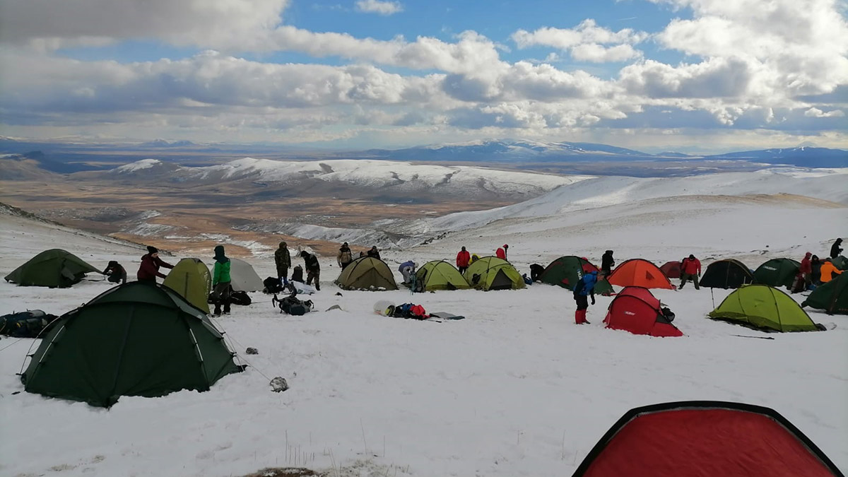 Sarıkamış şehitleri için 3 bin 180 rakımda nöbet