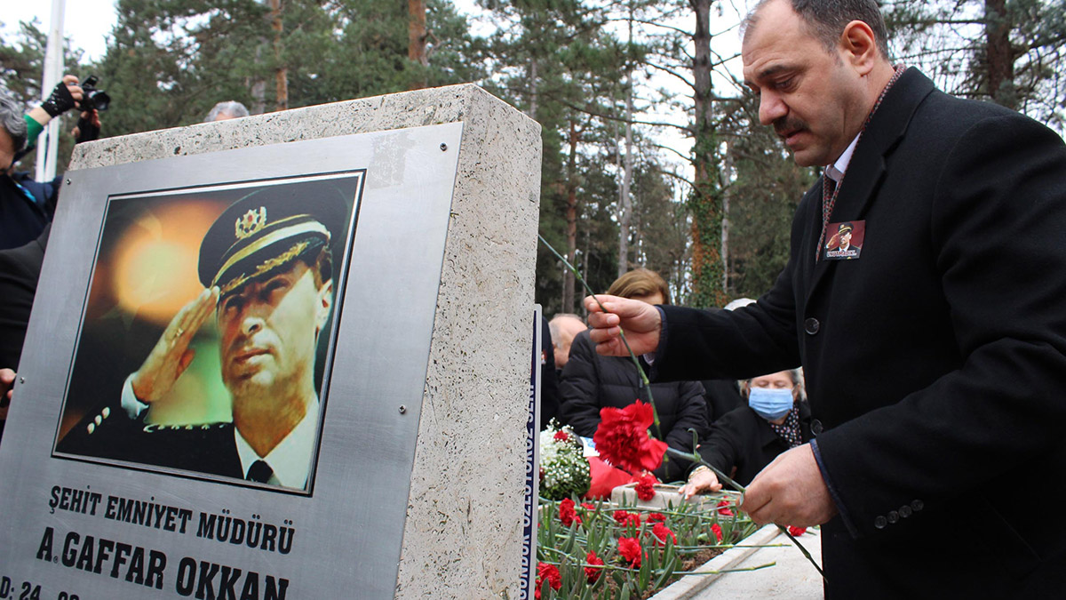 Şehit Emniyet Müdürü Gaffar Okkan, dualarla anıldı