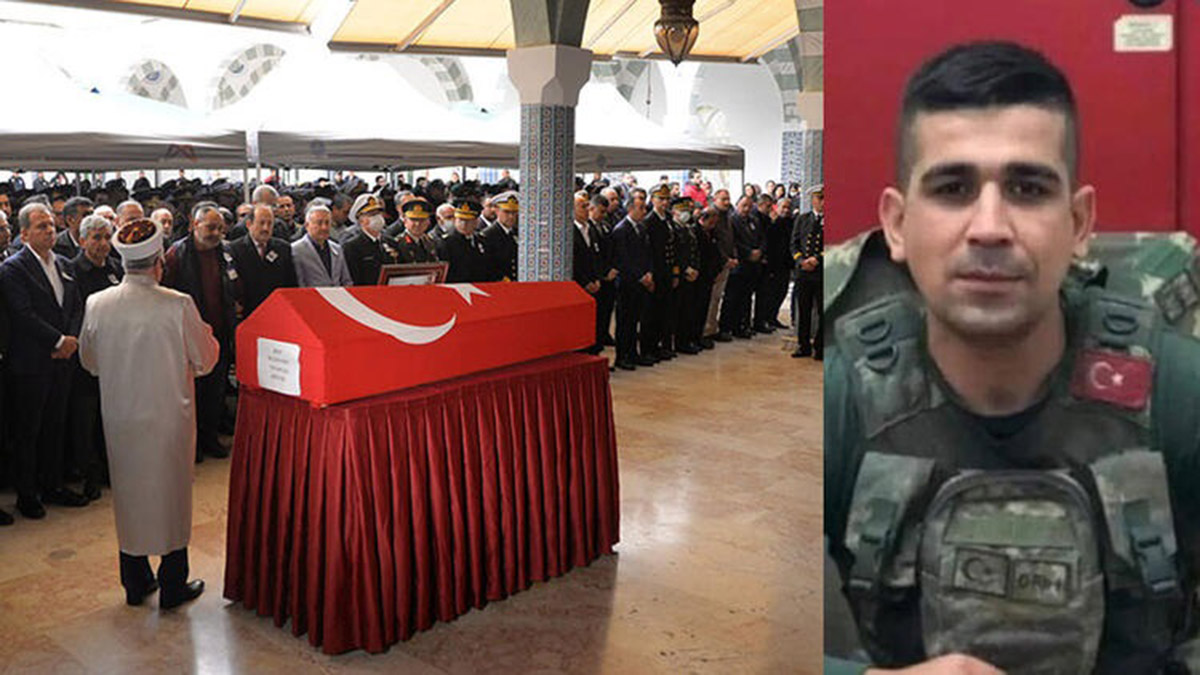 Şehit Uzman Çavuş Selçuk Kurt toprağa verildi