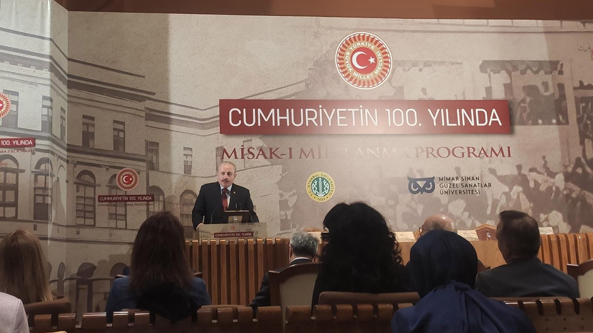 Şentop, Misak-ı Milli Anma Programı'nda konuştu