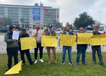 Simitçiler İBB önünde eylem yaptı