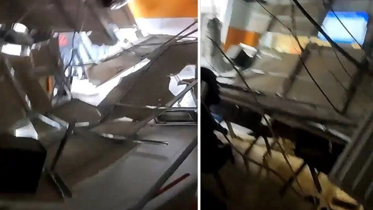 Sultangazi Nüfus Müdürlüğü'nün tavanı çöktü