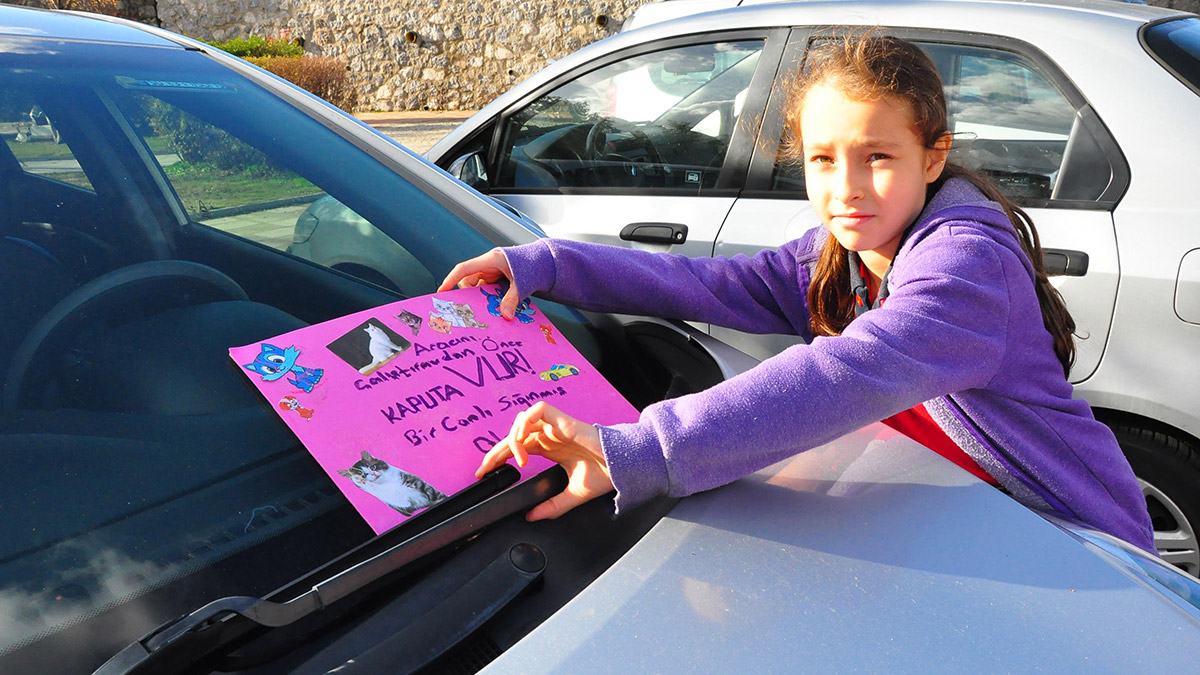 Sürücülere can dostları için 'Kaputa vur' çağrısı