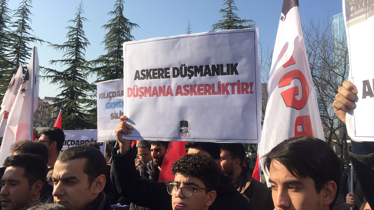 TGB'den Kılıçdaroğlu'na ABD Büyükelçiliği önünde tepki