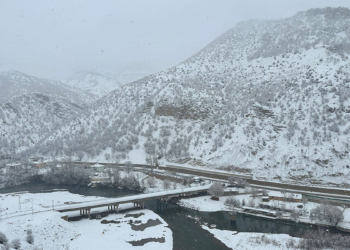 Tunceli'de kar yağışı