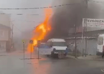 Tuzla'da doğalgaz borusu patladı: 1 yaralı