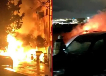Zeytinburnu'nda doğal gaz patlaması; yol çöktü