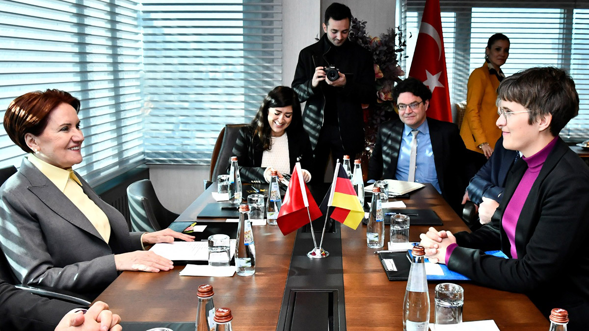 Akşener, AB İşleri Bakanı Anna Lührmann ile görüştü