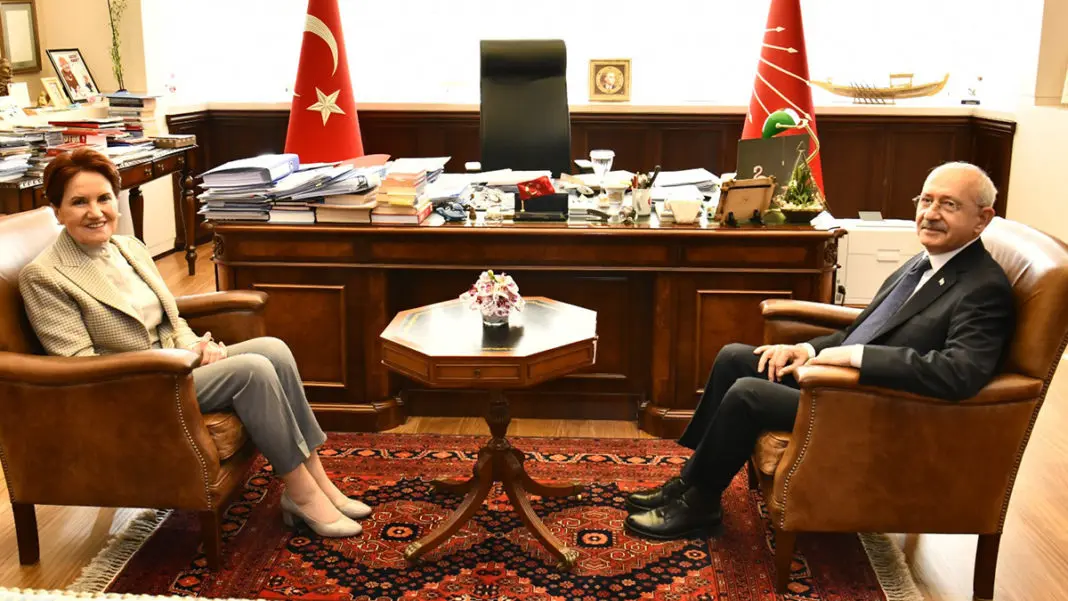 Meral Akşener'den Kemal Kılıçdaroğlu'na ziyaret