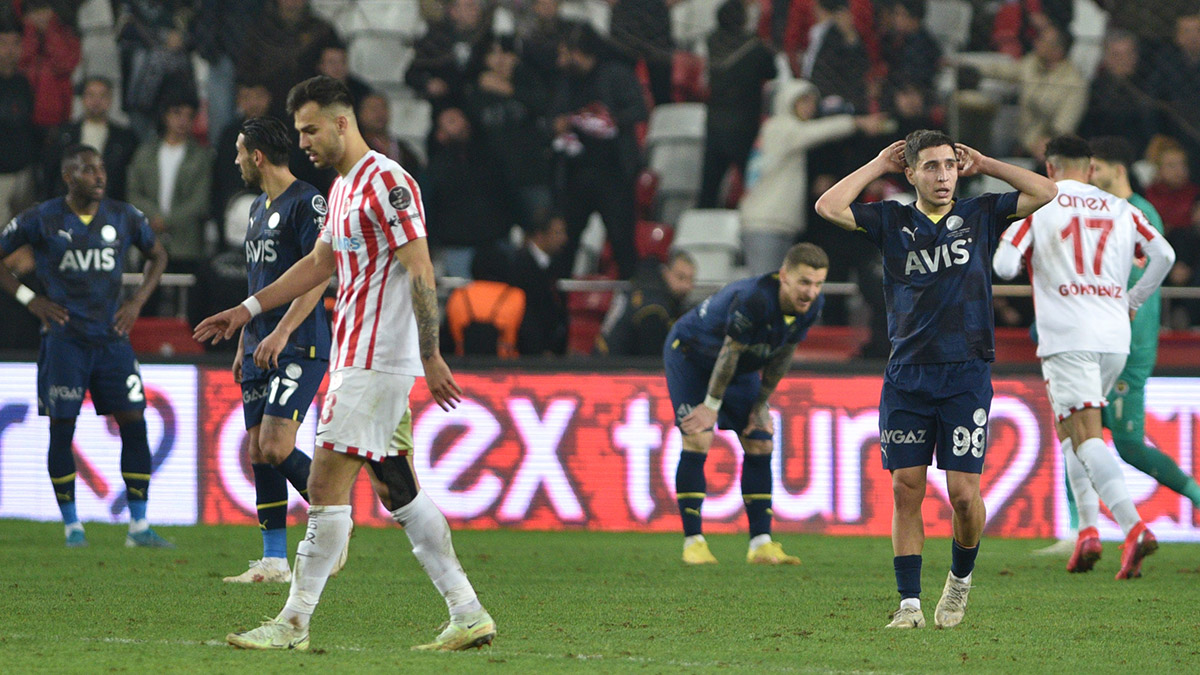 Antalyaspor Fenerbahçe maçının ardından